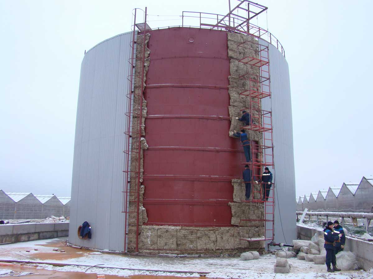 Назначение теплоизоляции резервуаров