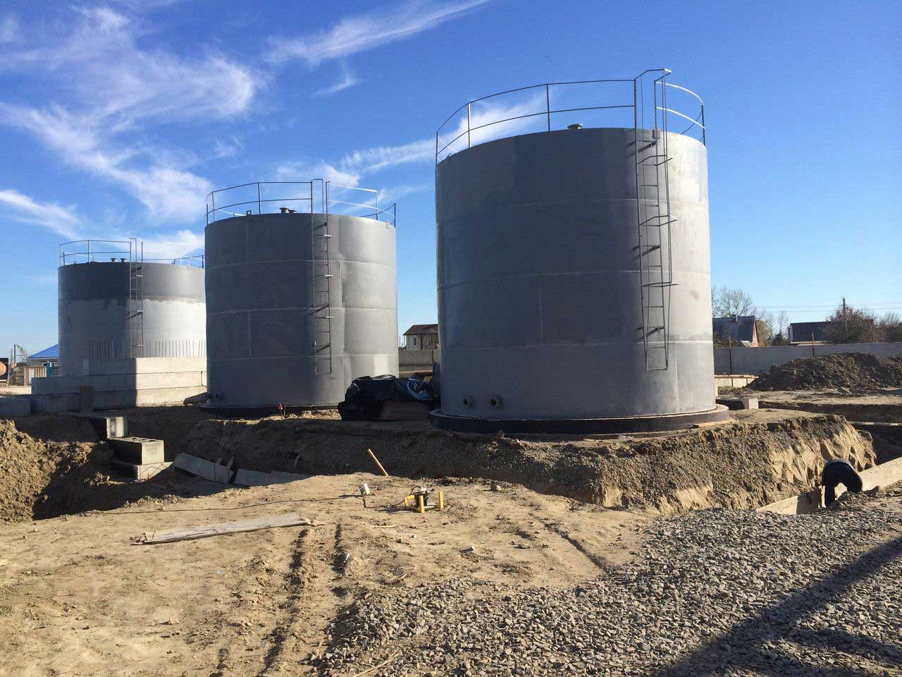 Устройство резервуарного парка