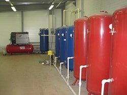 Компрессорная с воздухосборниками, не требующими регистрации в Гостехнадзоре Компрессорная с ресиверами, не требующими регистрации в Гостехнадзоре